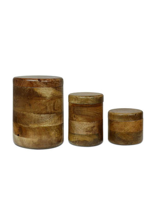 Classic Kitchen Wooden Boxes Set of 3