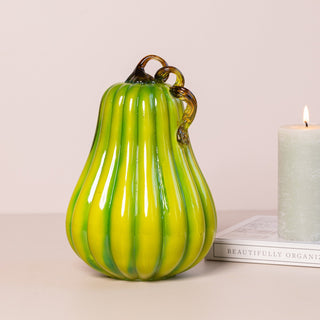 green gourd glass pumpkin