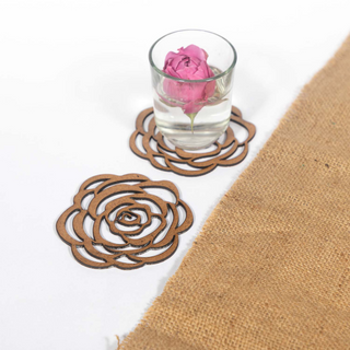 Rose Coaster (Set of 6)