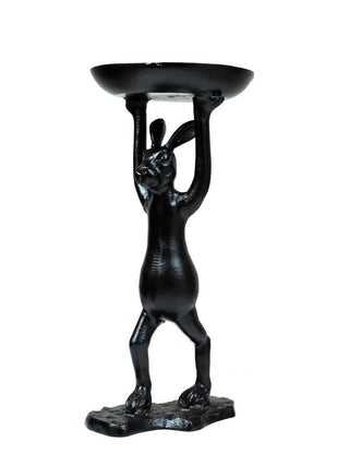 Black Strong Bunny Candle Stand