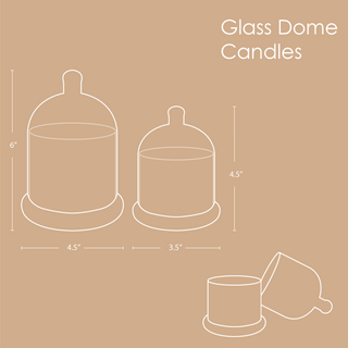 Glass Dome Candles