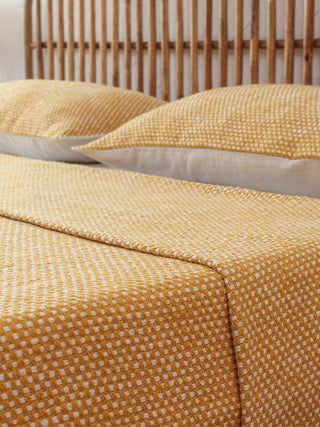 Vindhya Bedcover- Yellow
