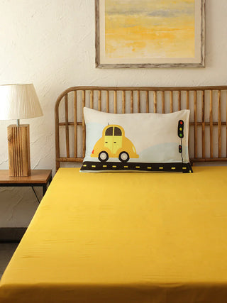 Joy Ride Bedsheet Set (Yellow)