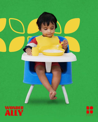 BOBU Kids - 3 Piece Certified Silicone Baby Feeding SET | Set of 3 Products