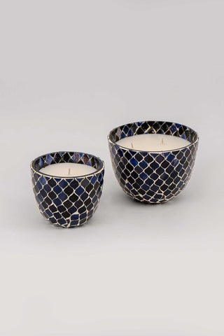 BLUE MOSAIC BOWL | SCENTED CANDLE