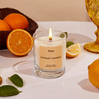 Citrusy Cosmos Glass Jar Candle