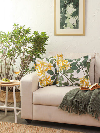 Moringa Green Cushion Cover