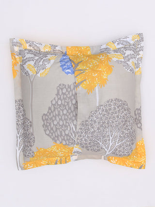 Saptaparni Cushion Cover (Yellow)