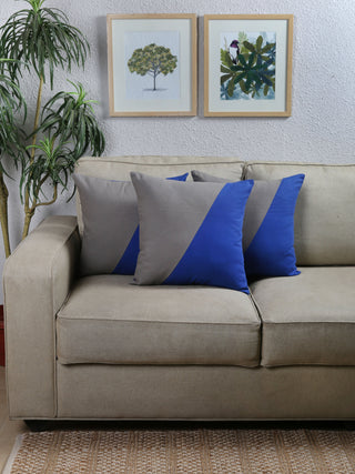 The Fixed Disection Cushion Cover (Blue)
