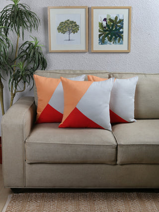 The Isosceles Triangles Cushion Cover (Grey)