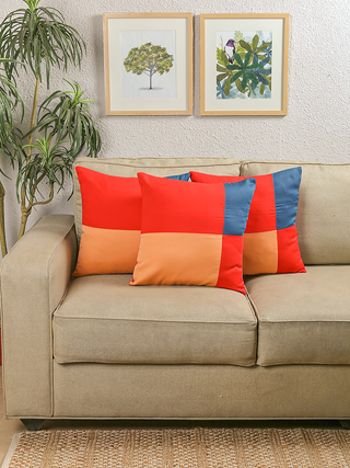 The Jumbled Rectangles Cushion Cover (Multi)