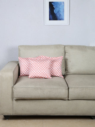 Leheriya Cushion Cover (Pink)
