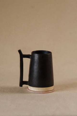Ceramic Beer Mug/Milk pitcher/Tea/Coffee Mug , Matte Black - TOH