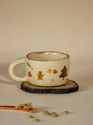 Holiday Ginger Ceramic Tea Cup - TOH