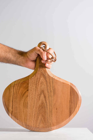 Tall-Wooden Chopping Board | Acacia Wood | Brown