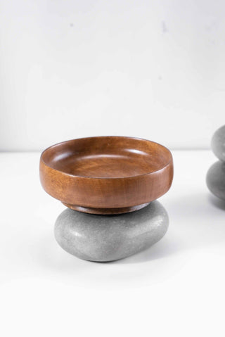 Matki-Wooden Bowl | Mango Wood | Brown