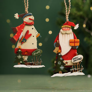 "Wooden Christmas Themed Hanging"