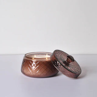 Diamond Knob Lid Jar | Onyx
