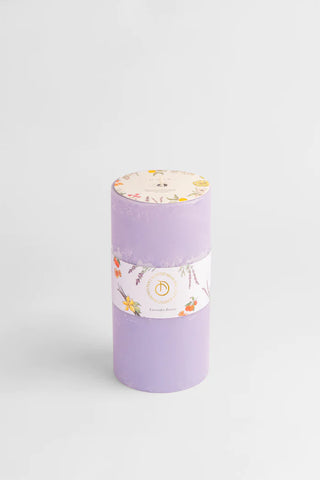 Lavender Pillar Candle