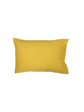 Piyambu Yellow Fitted Sheet with Pillow Cover