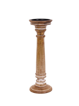 Deheri Candle Stand & Runner Gift Box - Camel Brown