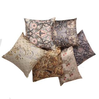 Gold Collection Set of 6 Crushed Velvet Cushion Covers (Colour: Golden, Bronze Size: 5X16 inch x 16 inch + 1x18inch x12inch)