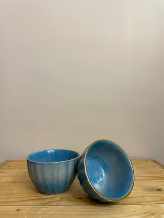 Tessa Bowls - Blue, set of 2