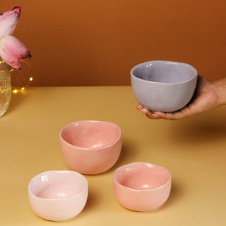 Set of 4 Pastel Magic Bowls