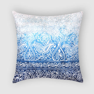 Sky View Crushed Velvet Cushion Cover