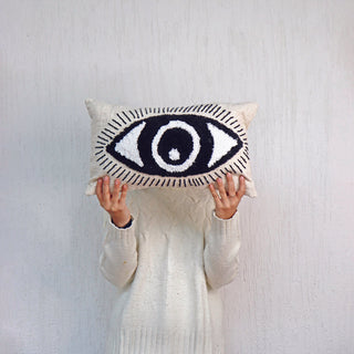Evil Eye Lumbar Cushion Cover