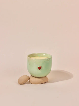 Pastel Blue Love Jar Candle - TOH