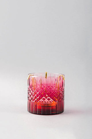 ROYAL CUT - GLASS HURRICANE | SCENTED CANDLE | RUBY