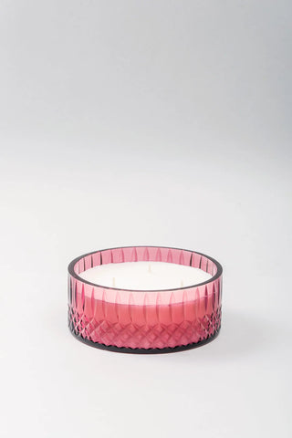 ROYAL FLAT BOWL | RUBY | SCENTED CANDLE