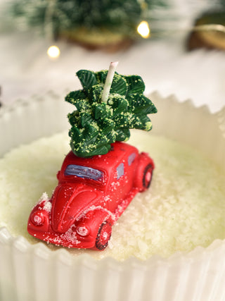 "Classic Christmas Truck candle 2"