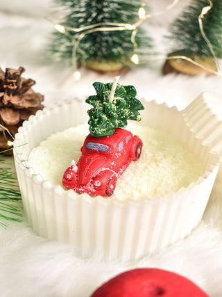 "Classic Christmas Truck candle 2"