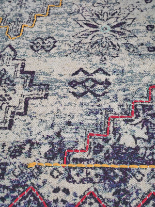 Tabriz Embroidered Cotton Rug