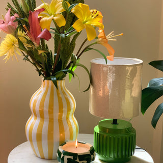 The Happiness Handpainted Terracotta Flower Vase