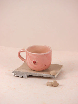Valentine Heart Ceramic Coffee Mug (Set of 2)- TOH