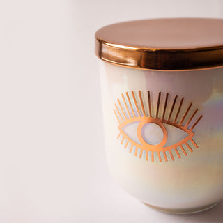 ROSE GOLD EVIL EYE | Mogra | Scented Candles